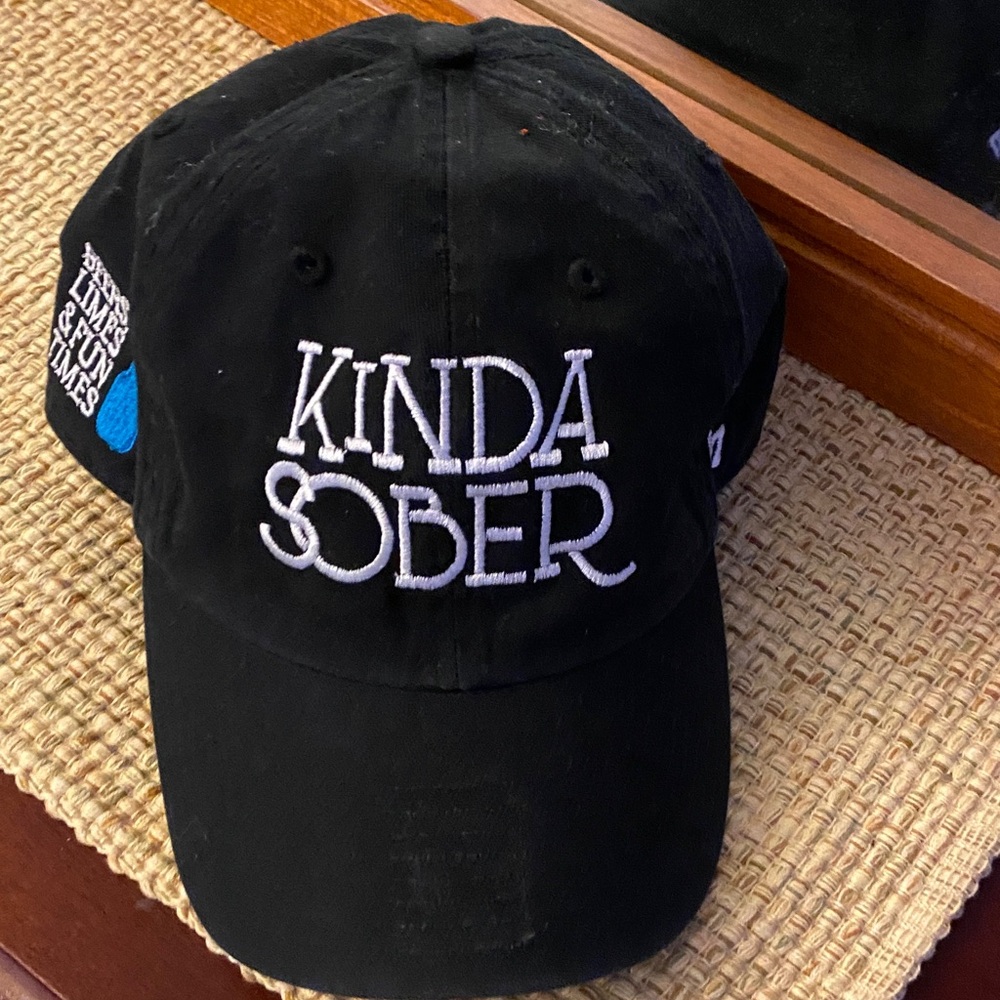 Black 'Kinda Sober' Cap